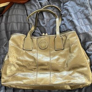 Coach Metallic Shoulder Bag